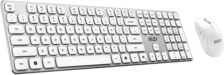 Офисный набор MSI Forge K210 Wireless Combo White