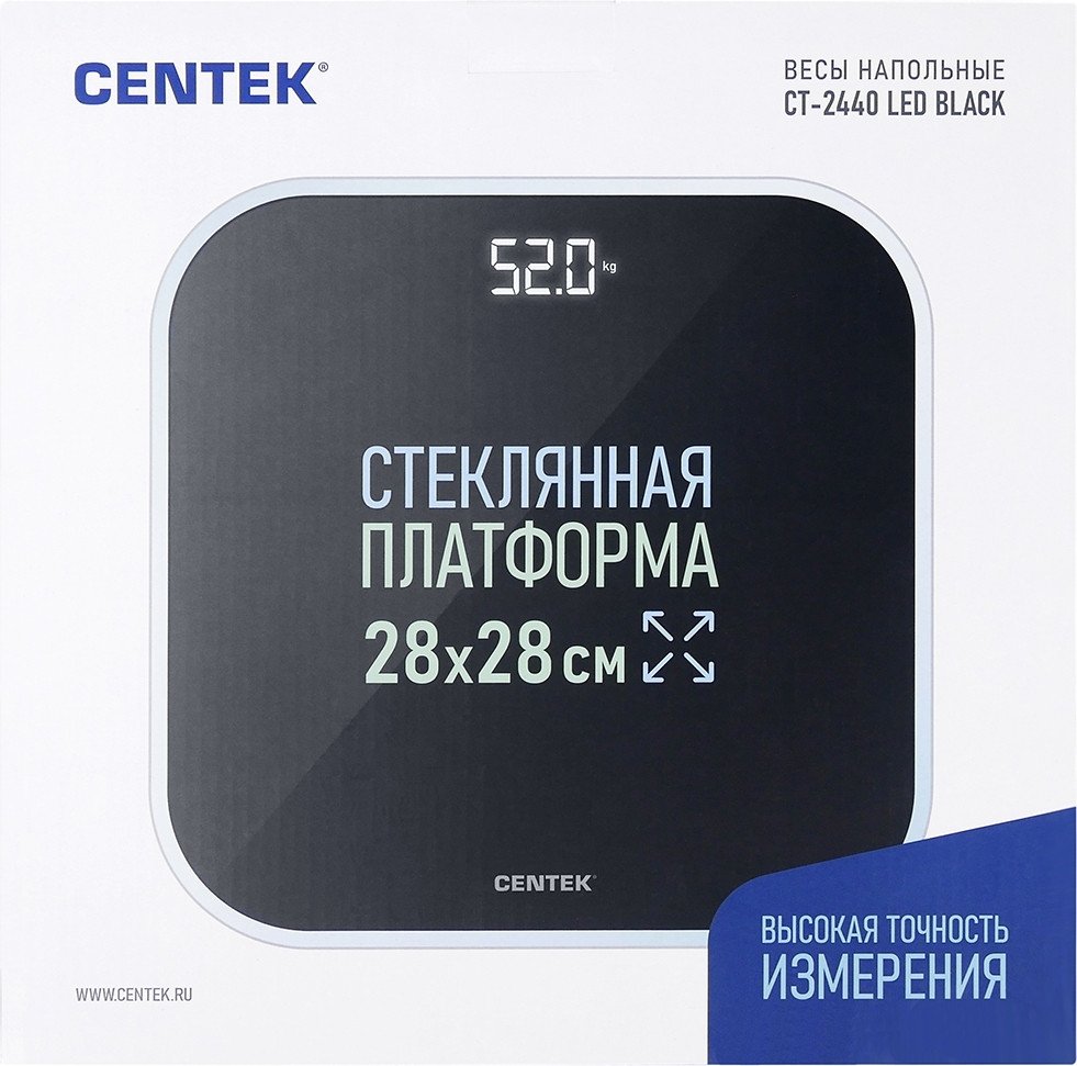 Напольные весы CENTEK CT-2440 (черный)