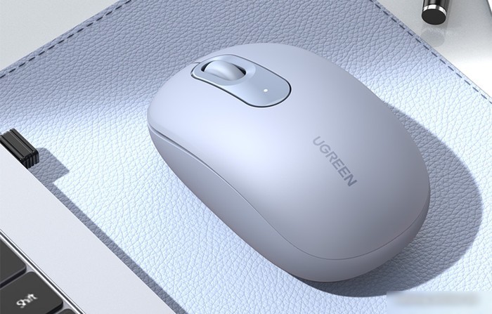 Мышь Ugreen MU105 90671 (светло-синий)