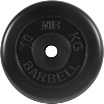 Диск MB Barbell Стандарт 31 мм (1x10 кг, черный)