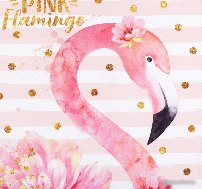 Полотенце Этель Pink flamingo 4017211 (розовый)