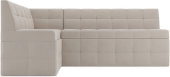 Угловой диван Мебель-АРС Атлантис левый 212x84x135 (бежевый Star Velvet 6 Light Beige)