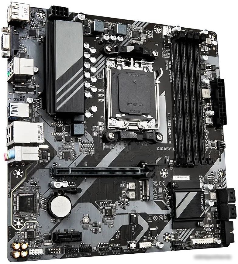 Материнская плата Gigabyte A620M DS3H (rev. 1.0)