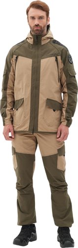 Костюм Huntsman Горка-Люкс Хаки/Песок Nylon Cotton Рип-Стоп (р.48-50/170-176)