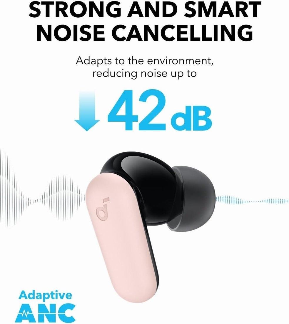 Наушники Anker Soundcore P30i (розовый)