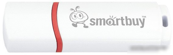 USB Flash Smart Buy Crown 8Gb White (SB8GBCRW-W)