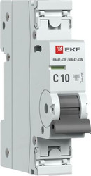Выключатель автоматический EKF PROxima ВА 47-63N 1P 10А (C) 6кА M636110C
