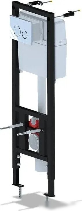 Унитаз подвесной Saniteco Tornado KW-9005WT + Ани Пласт WCP4131