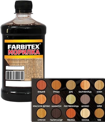 Морилка Farbitex Profi Wood Деревозащитная водная 0.5 л (дуб)