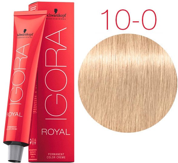 Крем-краска для волос Schwarzkopf Professional Igora Royal Permanent Color Creme 10-0 60 мл