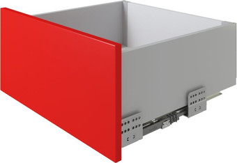 Роликовые направляющие Boyard Старт Push с прямыми боковинами высокий SB30GR.1/350
