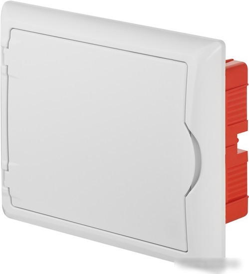 Бокс пластиковый Elektro-Plast Eco Box 1x8M, N/PE 2x 2x16+5x10mm2, белая пласт. дверь, белый RAL9003, 240x300x102mm, IP40