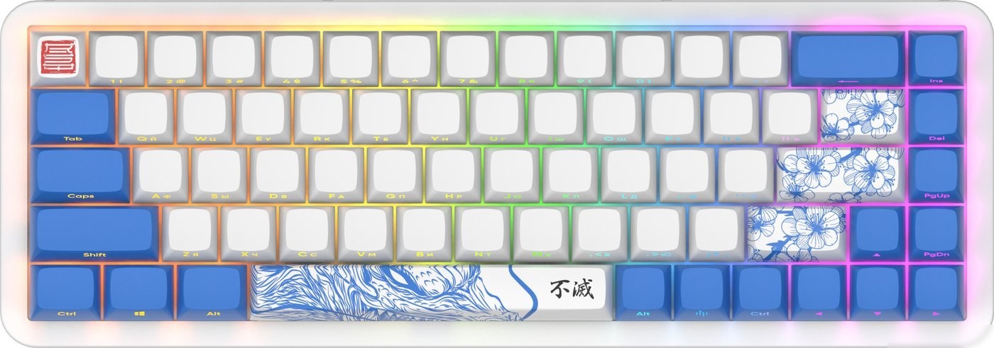 Клавиатура Red Square Alumix 68 Arita + коврик Red Square Arita (g3ms Sapphire)