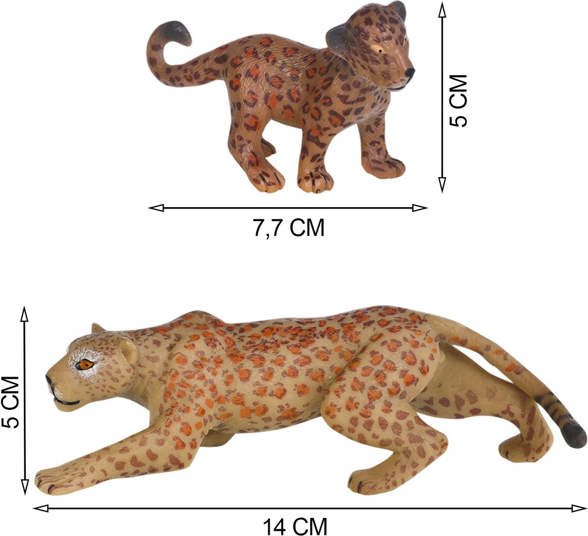 Набор фигурок Masai Mara Мир диких животных. Семья ягуаров MM211-109