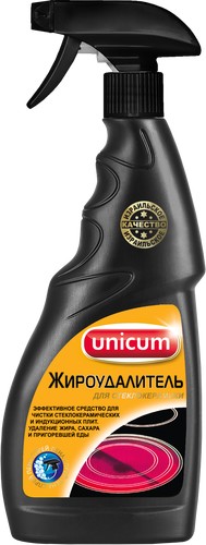 Средство для стеклокерамики Unicum Жироудалитель для стеклокерамики 500 мл
