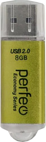 USB Flash Perfeo E01 8GB (золотистый)
