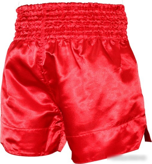 Шорты BoyBo для тайского бокса (L, красный)