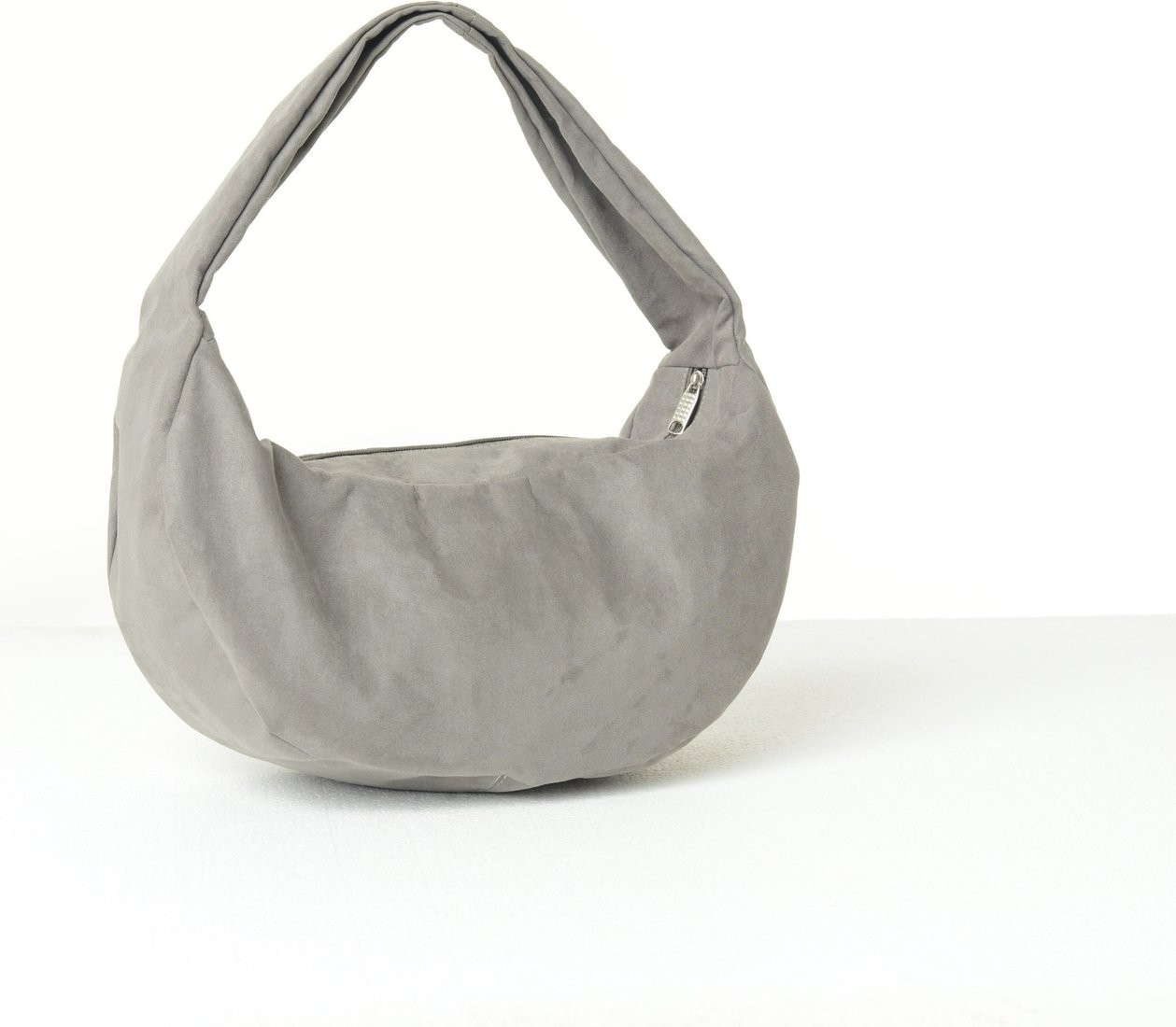 Женская сумка MT.style Hobo Velour (серый)