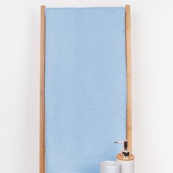 Полотенце Rechitsa textile Бисер вафля 40х80 3о424.092ж1 (голубой4)