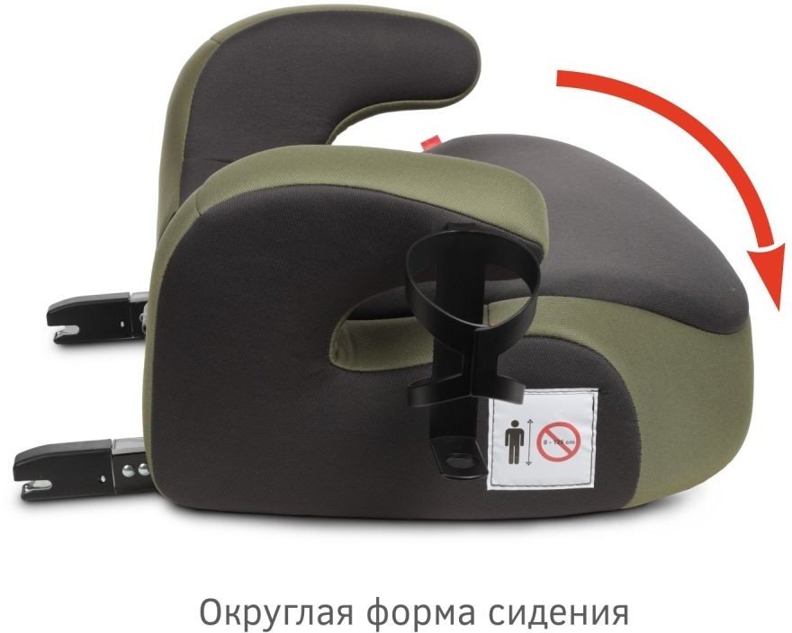 Детское сиденье Siger Fix Lux KRES4001 (темный лес)