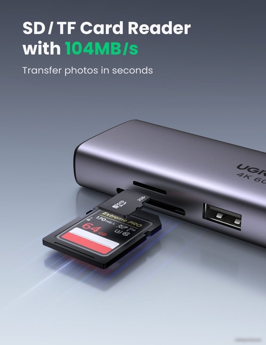 Док-станция Ugreen CM512 60515