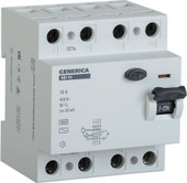 Устройство защитного отключения Generica ВД1-63 4Р 16А 30мА MDV15-4-016-030