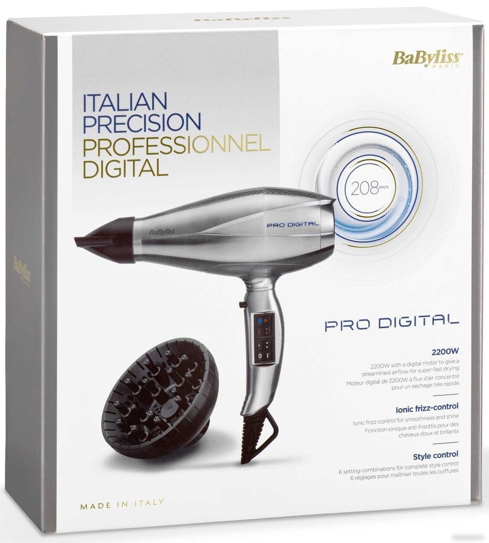 Фен BaByliss Pro Digital 6000E