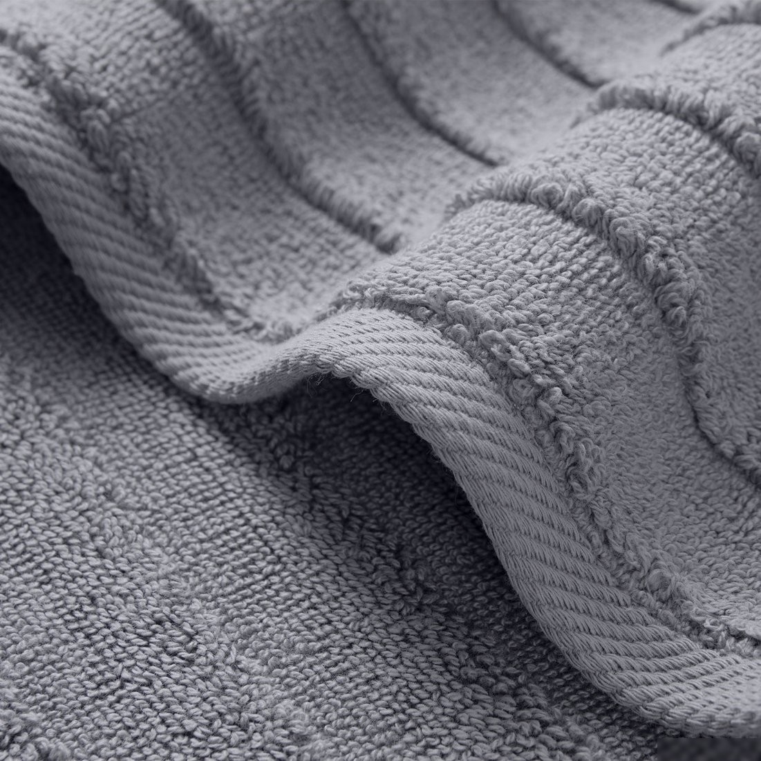 Полотенце Verossa Steps texture 70x140 (графит)