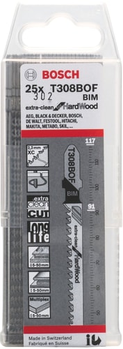 Набор оснастки Bosch 2608636641 (25 предметов)
