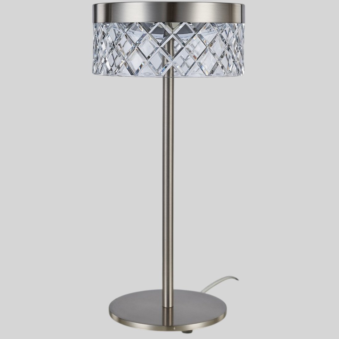 Настольная лампа DeLight Collection Diamond cut MT21020075-1A (satin nickel)