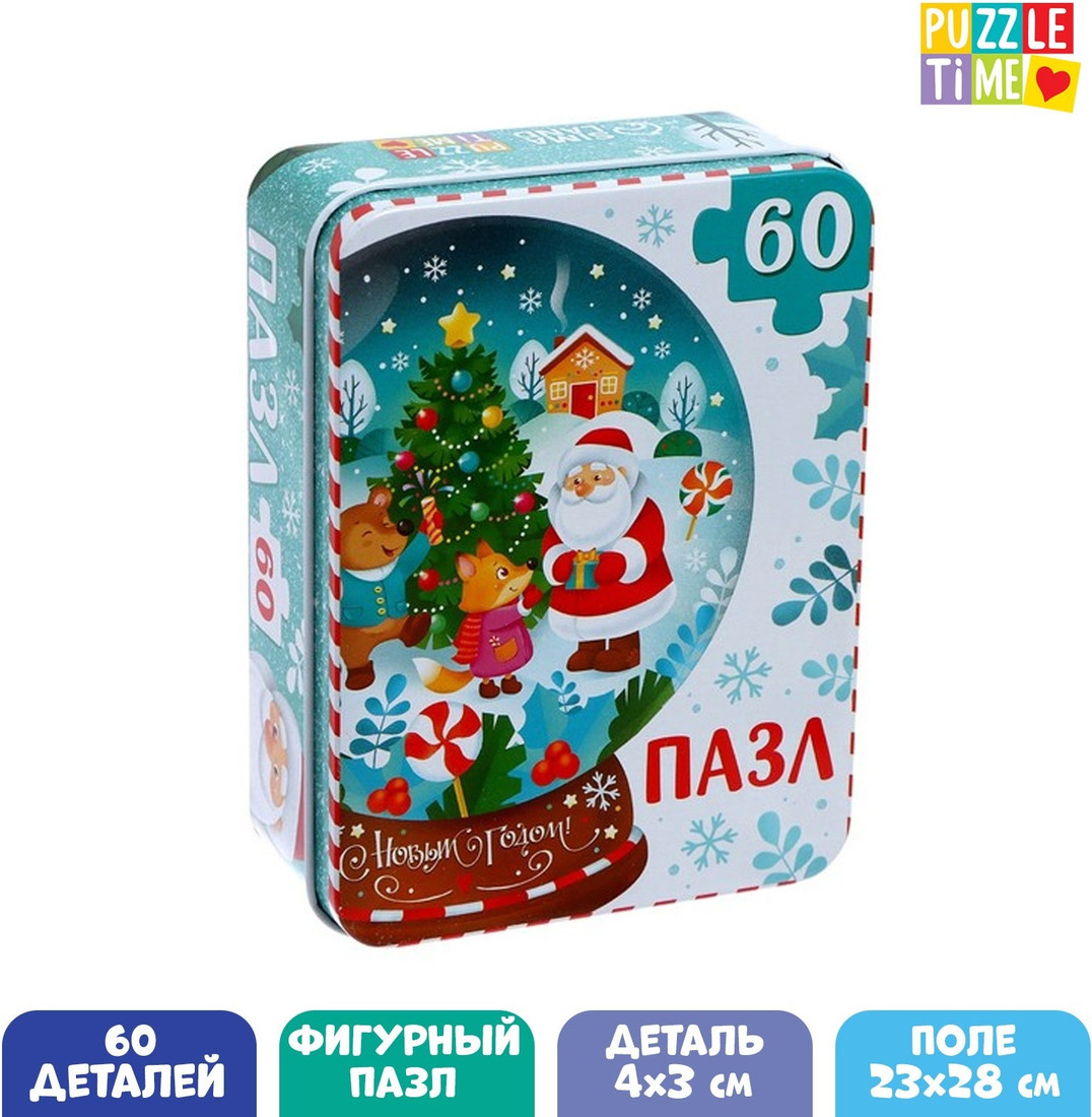 Пазл Puzzle Time Лесные друзья 7663049 (60 эл)