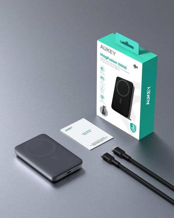 Внешний аккумулятор Aukey Magnetic2 PB-MS06 10000mAh (черный)