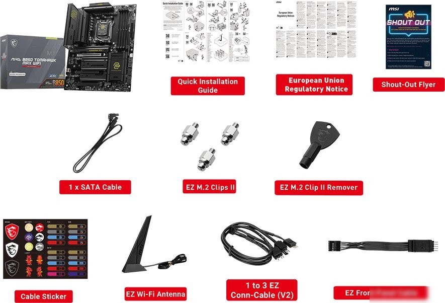 Материнская плата MSI MAG B850 Tomahawk Max WiFi