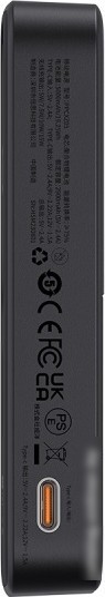 Внешний аккумулятор Baseus MagPro Magnetic Bracket Wireless Fast-Charging Power Bank 20W 5000mAh (черный)