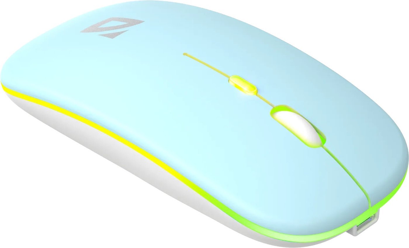 Мышь Defender Coda MB-261 (голубой/белый)
