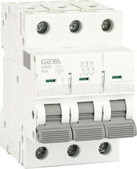 Выключатель автоматический GEYA GYM9-3P-16B 3P 16A B 6kA 3M GYM93P16B