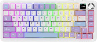 Клавиатура Ajazz AK820 Max Plus (фиолетовый/белый/синий, Ajazz Murad)