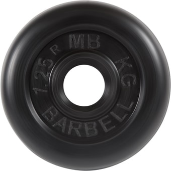 Диск MB Barbell Стандарт 31 мм (1x1.25 кг, черный)
