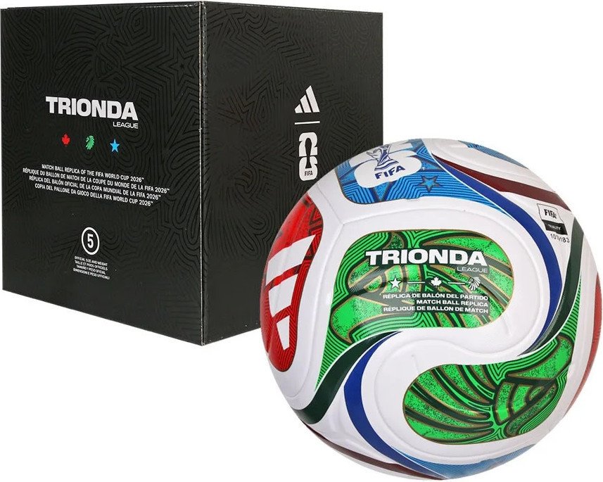 Футбольный мяч Adidas Trionda League Box World Cup JD8045-5