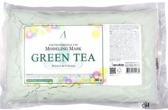 Anskin Маска альгинатная Green Tea Modeling Mask 240 г
