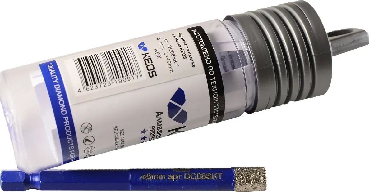 Коронка KEOS Pro 8мм DC08SKT