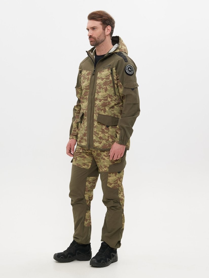 Костюм Huntsman Горка-Люкс Хаки/MV-23 Nylon Cotton Рип-Стоп (р.44-46/182-188)