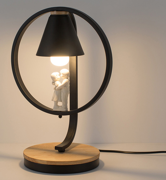 Настольная лампа Home Light Астерия E013-3-B (черный)