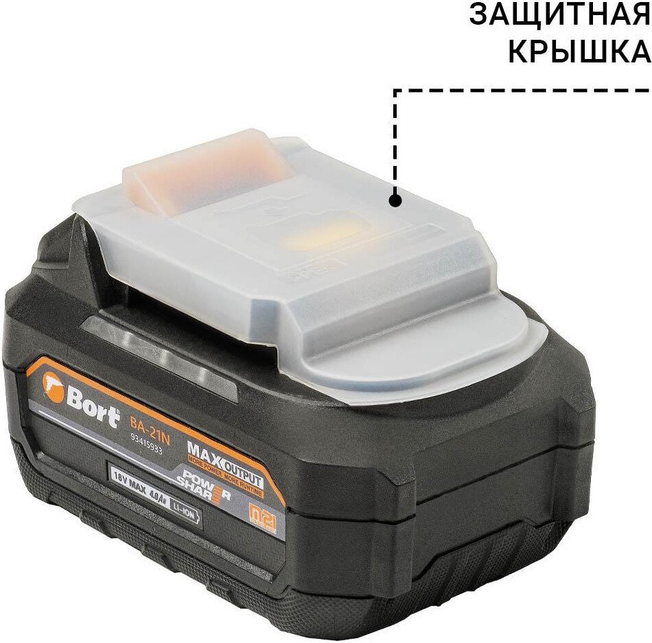 Аккумулятор для инструмента Bort BA-21N 93415933 (18В/4 Ah)