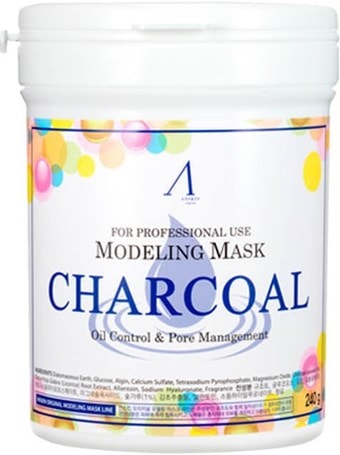 Anskin Маска альгинатная Charcoal Modeling Mask 700 мл