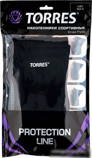 Наколенники Torres Light PRL11019L-02 (L, черный)