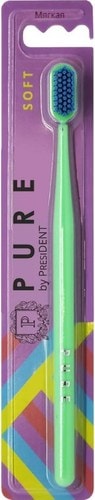 Зубная щетка PresiDent Pure Soft мягкая (1 шт)