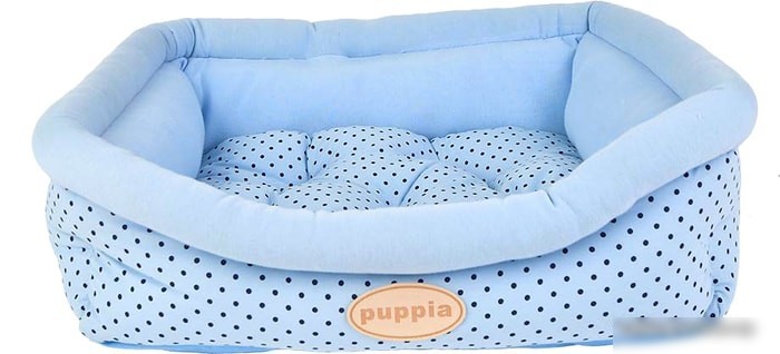Лежак Puppia Cozy Dot OASA-AU5983-BL-FR (голубой_x000D_)