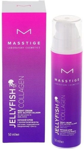 Masstige Крем для лица Jellyfish Collagen ночной с коллагеном медузы 50 мл
