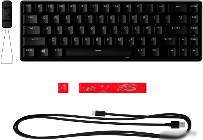 Клавиатура HyperX Alloy Origins 65 (HyperX Red, нет кириллицы)